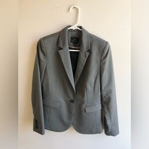 Worthington Gray Single-Button Women's Blazer